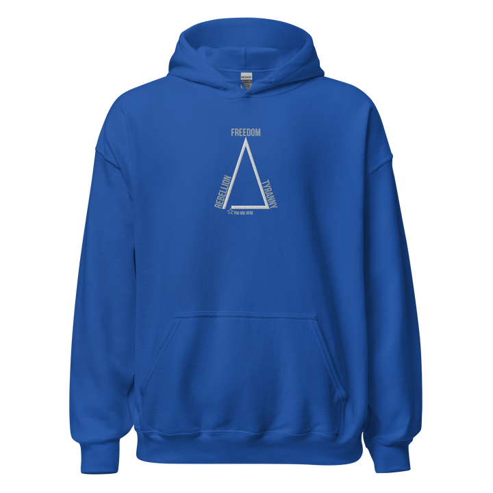 Δ Diagram embroidered classic hoodie