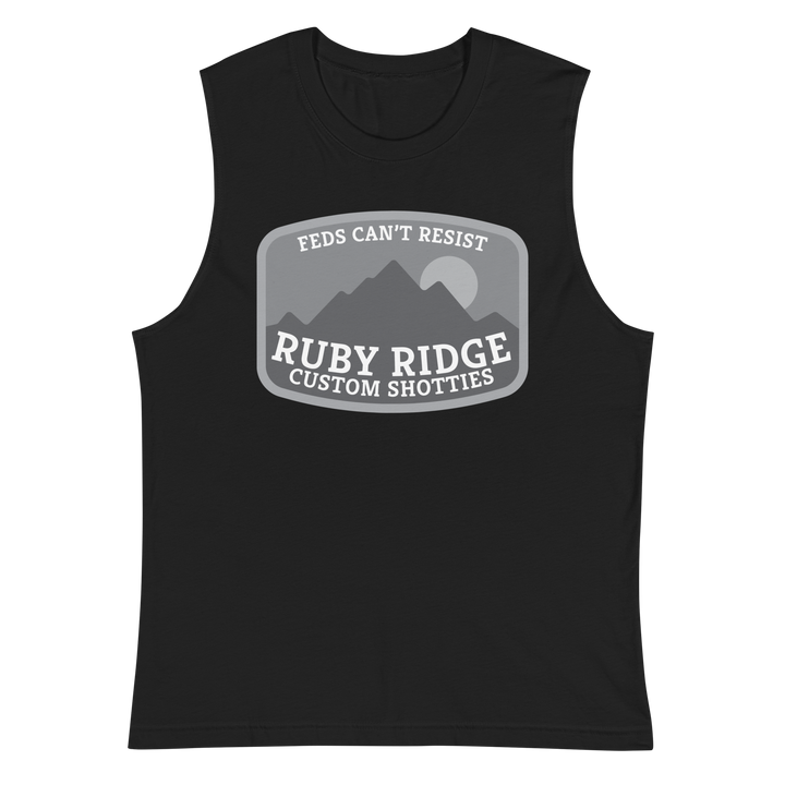 Ruby Ridge (subdued) muscle shirt