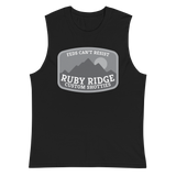 Ruby Ridge (subdued) muscle shirt