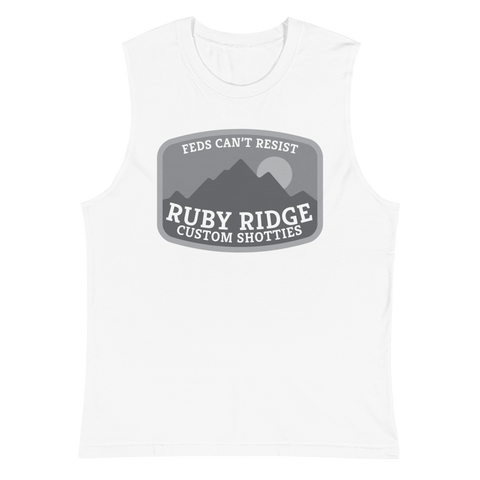Ruby Ridge (subdued) muscle shirt
