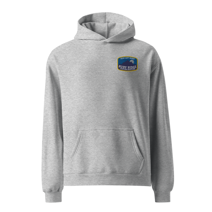 Ruby Ridge embroidered oversized hoodie