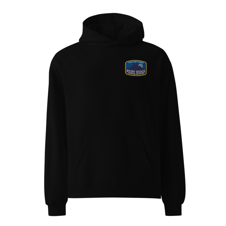 Ruby Ridge embroidered oversized hoodie