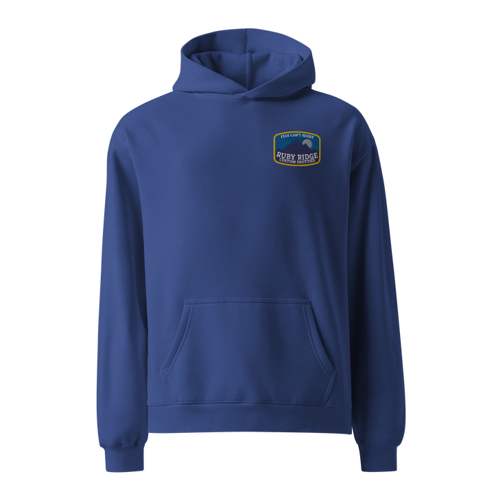 Ruby Ridge embroidered oversized hoodie