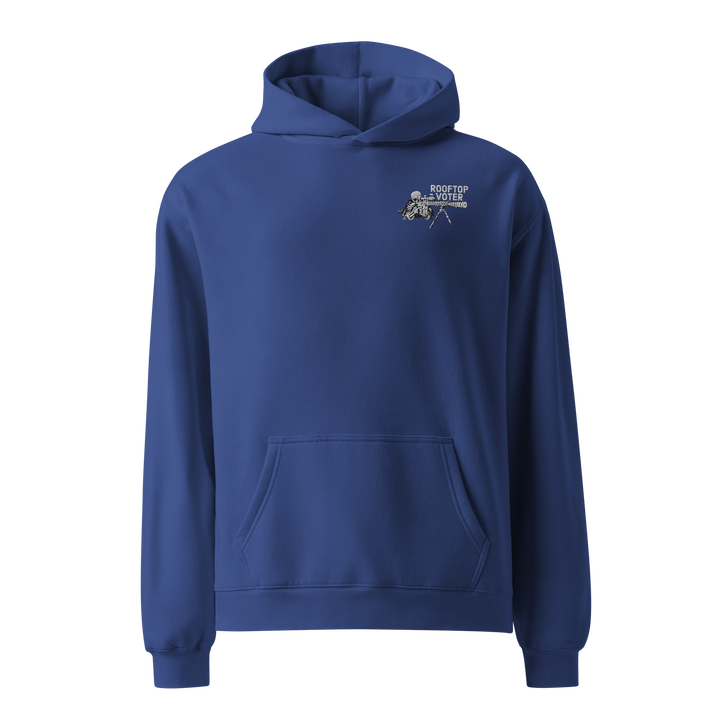 Rooftop Voter 24 oversized hoodie