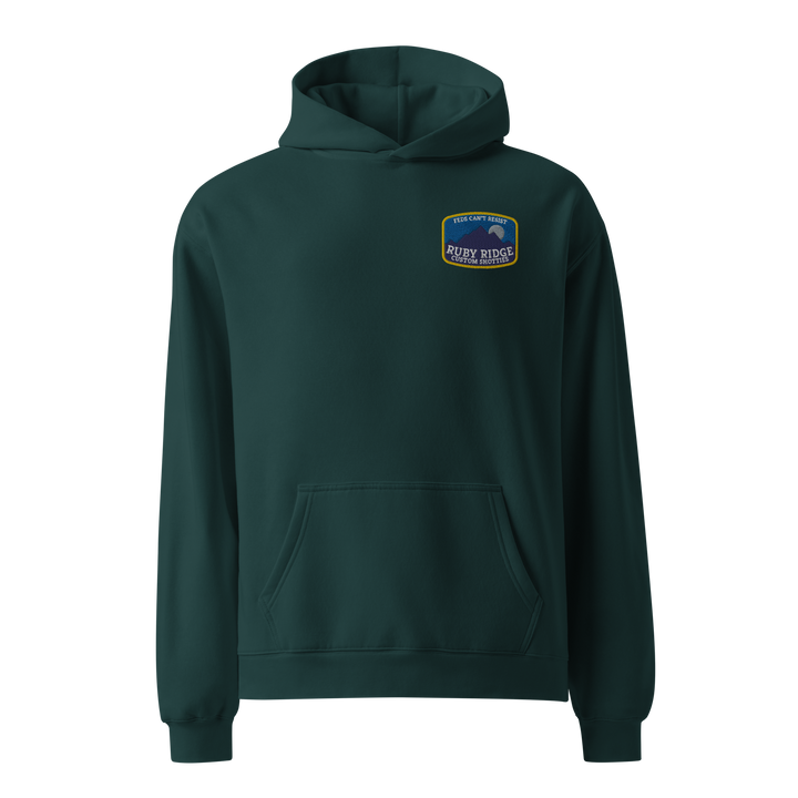 Ruby Ridge embroidered oversized hoodie