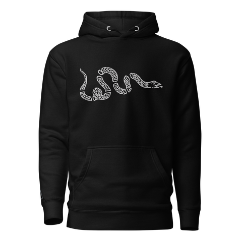 Snake embroidered premium hoodie