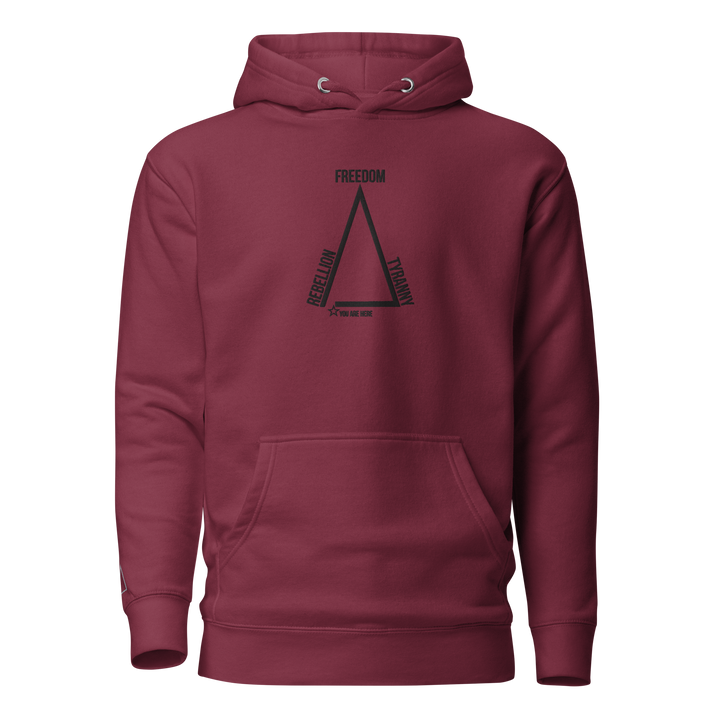 Δ Diagram embroidered premium hoodie