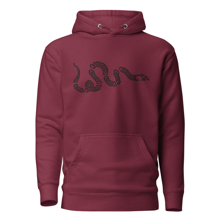 Snake embroidered premium hoodie
