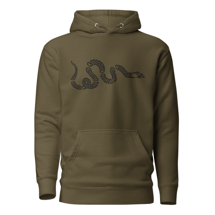 Snake embroidered premium hoodie