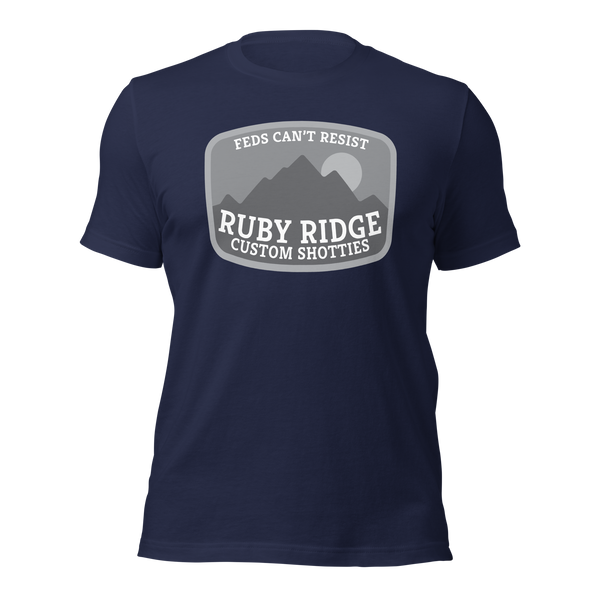 Ruby Ridge (subdued) American-made t-shirt