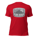 Ruby Ridge (subdued) American-made t-shirt