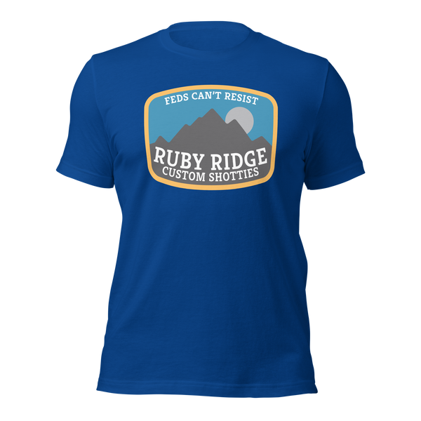 Ruby Ridge American-made t-shirt