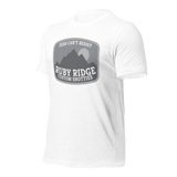 Ruby Ridge (subdued) American-made t-shirt