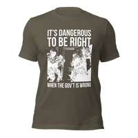 Dangerous to be Right basic t-shirt