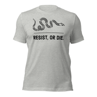 Resist, or Die. basic t-shirt