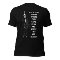 Politicians Forget 22 basic t-shirt