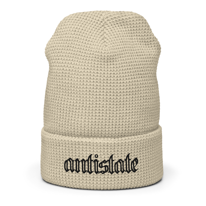 Skeletonized waffle beanie