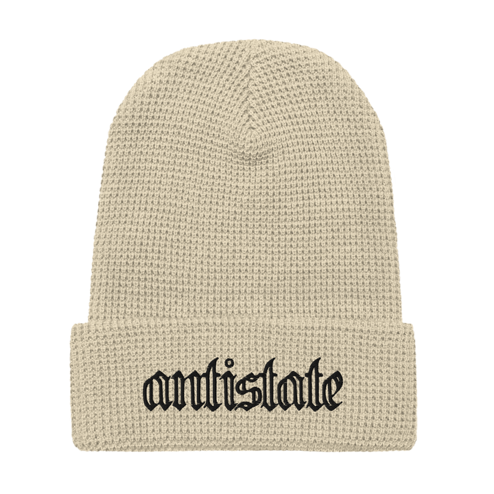 Skeletonized waffle beanie