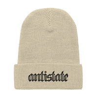 Skeletonized waffle beanie