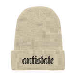 Skeletonized waffle beanie