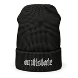 Skeletonized waffle beanie