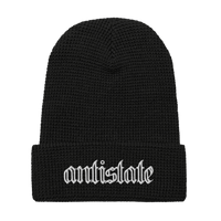 Skeletonized waffle beanie