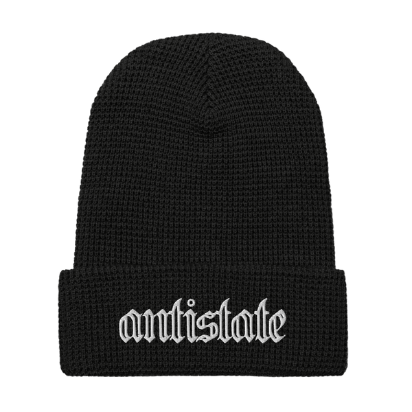 Skeletonized waffle beanie