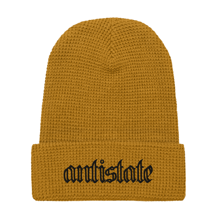 Skeletonized waffle beanie
