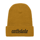 Skeletonized waffle beanie