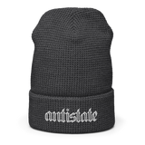 Skeletonized waffle beanie