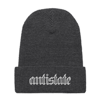 Skeletonized waffle beanie