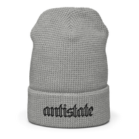 Skeletonized waffle beanie