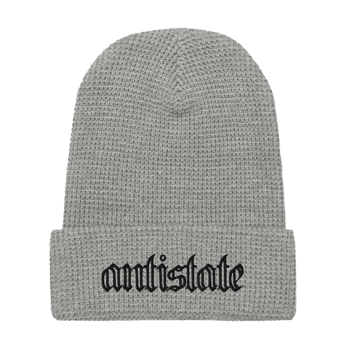 Skeletonized waffle beanie