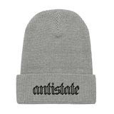 Skeletonized waffle beanie