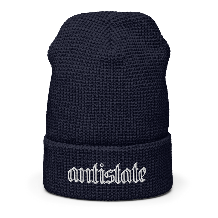 Skeletonized waffle beanie