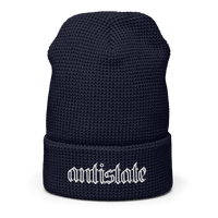 Skeletonized waffle beanie