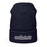 Skeletonized waffle beanie