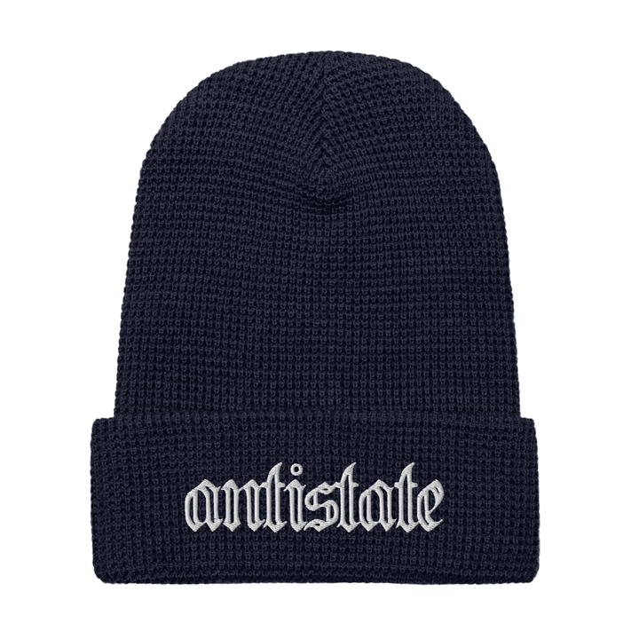 Skeletonized waffle beanie