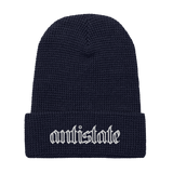 Skeletonized waffle beanie