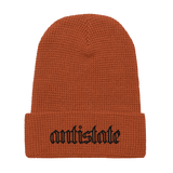 Skeletonized waffle beanie