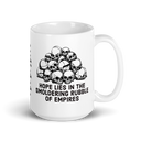 rubble of empires white mug