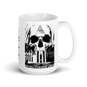 end the fed white mug
