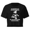 Watching Me women’s crop top