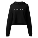 DEFIANT women's crop hoodie