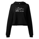 Resist, or Die women's crop hoodie