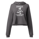 Watching Me women's crop hoodie
