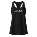Skeletonized women’s fitted racerback tank top