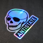 ANTISTATE hologram decal 3"