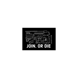 Join, or Die. decals