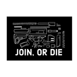 Join, or Die. decals